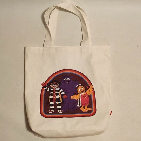McDonald's Handbags - CUTE Mcdonald's Tote Bag Grimace Hamburglar and Birdie Peace Collective